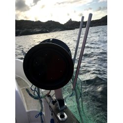 NYHET, n med batteripakke: PROFISHER EN m/garntrommel som har lineskive p indre ende og garngaffel