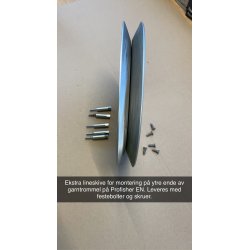 Ekstra lineskive p ytre enda av garntrommel til Profisher EN