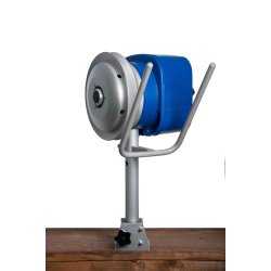 Hobbyfisher P220. Bensindrevet kraftblokk m/LITEN type alum.skive m/2 kilspor for tau/liner...