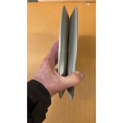 Aluminiumskive tallerkener stor type, til alum.skive m/2 kilspor til Profisher EL, Profisher E (E150) og Profisher P (P220)