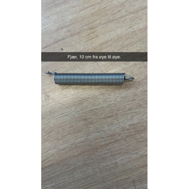 Fj�r til presshjul, lengde 10 cm.