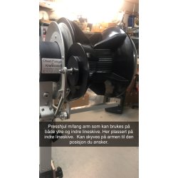 Presshjul til Profisher EN,  for bruk p bde ytre og indre lineskive