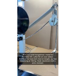 NYHET, n med batteripakke: PROFISHER EN m/garntrommel som har lineskive p indre ende og garngaffel