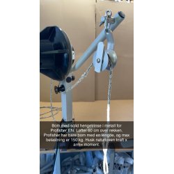 Bom m/solid hengetrinse i metall til Profisher EN og EL