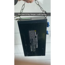 NYHET, n med batteripakke: PROFISHER EN m/garntrommel som har lineskive p indre ende og garngaffel