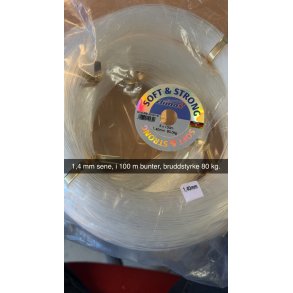 100 m 1,4 mm sene. Tysk kvalitet. (Kalles ogs 140 sene)