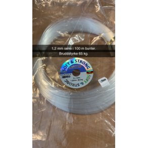 100 m 1,2 mm sene. Tysk kvalitet. (Kalles ogs 120 sene)