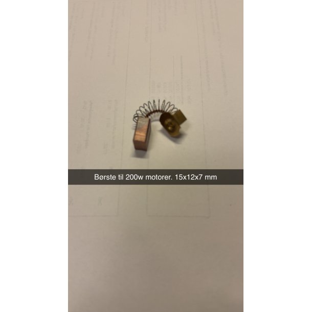 Brster til 200 W brstemotorer