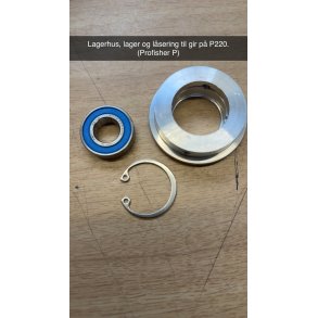 Lagerhus, komplett med lager og l�sering for gir P220