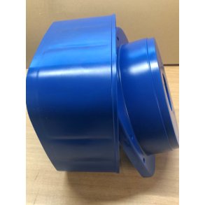 Deksel komplett til P220 i plast, bde foran (uten den svarte fronten) og bakdeksel (det runde).