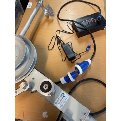 NYHET, n med batteripakke: PROFISHER EN m/garntrommel som har lineskive p indre ende og garngaffel