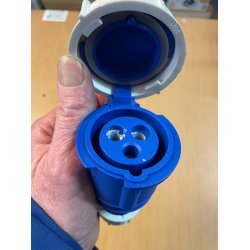  Kontakt IP67, 16A HUN (HO) m/lokk for Hobbyfisher og Profisher