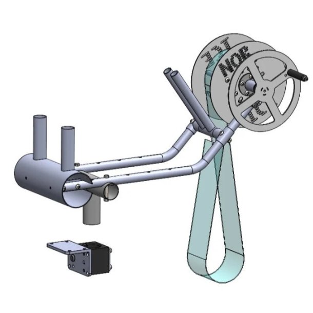 Smarthaler-mini (Norice), med T-feste (T-stykke), for � feste ned i festene som Profisher og Hobbyfisher har �50 mm.