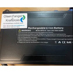 NYHET, n med batteripakke: PROFISHER EN m/garntrommel som har lineskive p indre ende og garngaffel