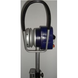 Hobbyfisher P220. Bensindrevet kraftblokk m/LITEN type alum.skive m/2 kilspor for tau/liner...