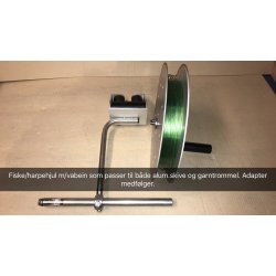 Fiskehjul/harpehjul/juksahjul m/vabein til Hobbyfisher E150, P220, Profisher og OlsenBlokk