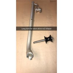 Hobbyfisher P220. Bensindrevet kraftblokk m/LITEN type alum.skive m/2 kilspor for tau/liner...