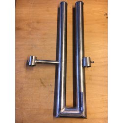 Avangler/linetyrer til alum.skive m/2 kilspor p Hobbyfisher