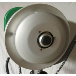 Hobbyfisher P220. Bensindrevet kraftblokk m/LITEN type alum.skive m/2 kilspor for tau/liner...