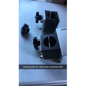 Handmutter til vinkel og planfeste