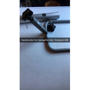 Handmutter (M8) til garngaffel eller teinebom til alle typer Profisher