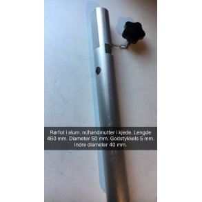 Rrfot m/ handmutter i kjede til Hobbyfisher P220/E150