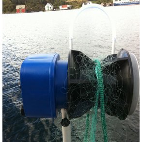 Hobbyfisher P220. Bensindrevet kraftblokk m/Garntrommel m/lineskive for tau/liner p enden. 